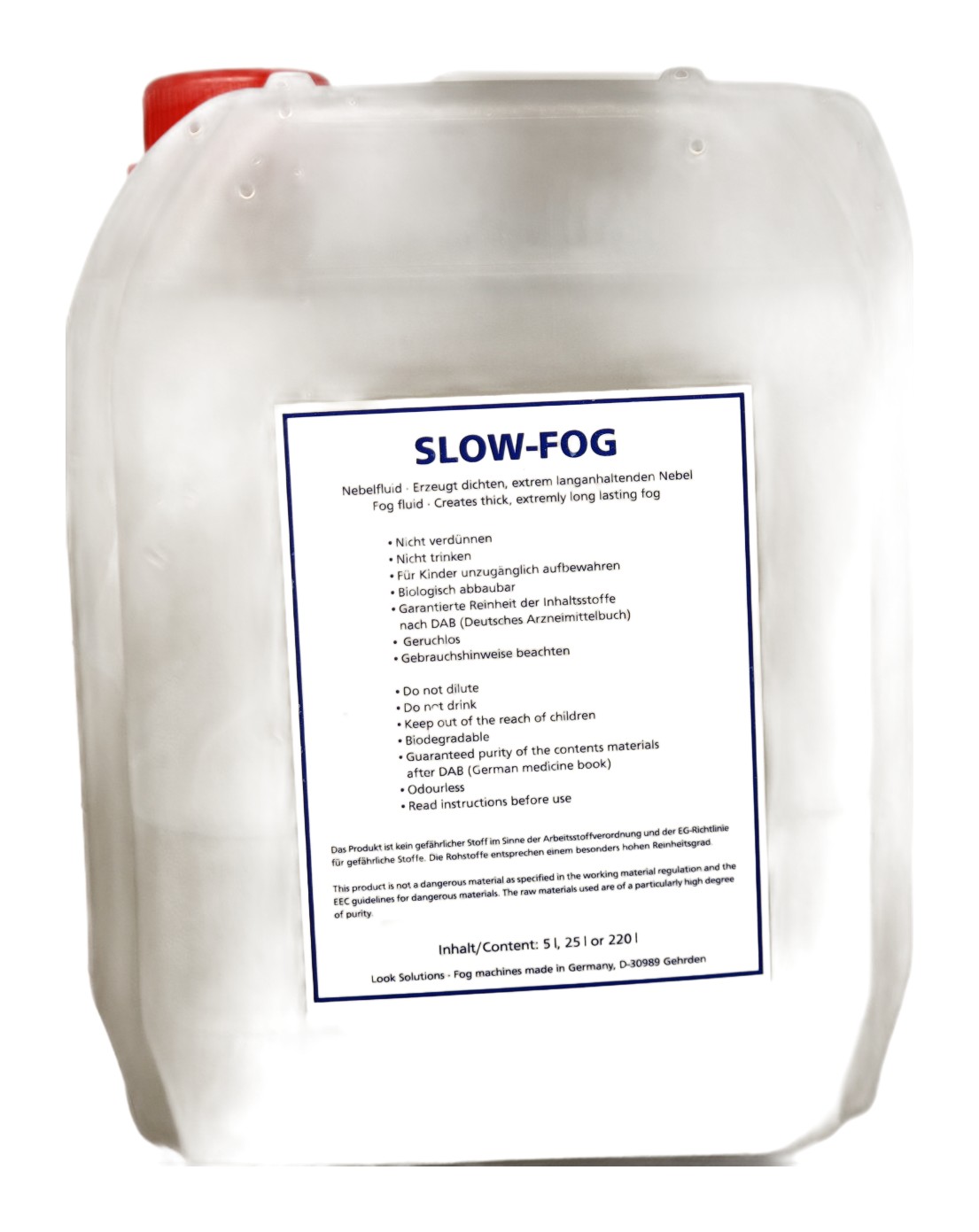 Rookvloeistof 5 l voor HeavyFogger en SlightFogger